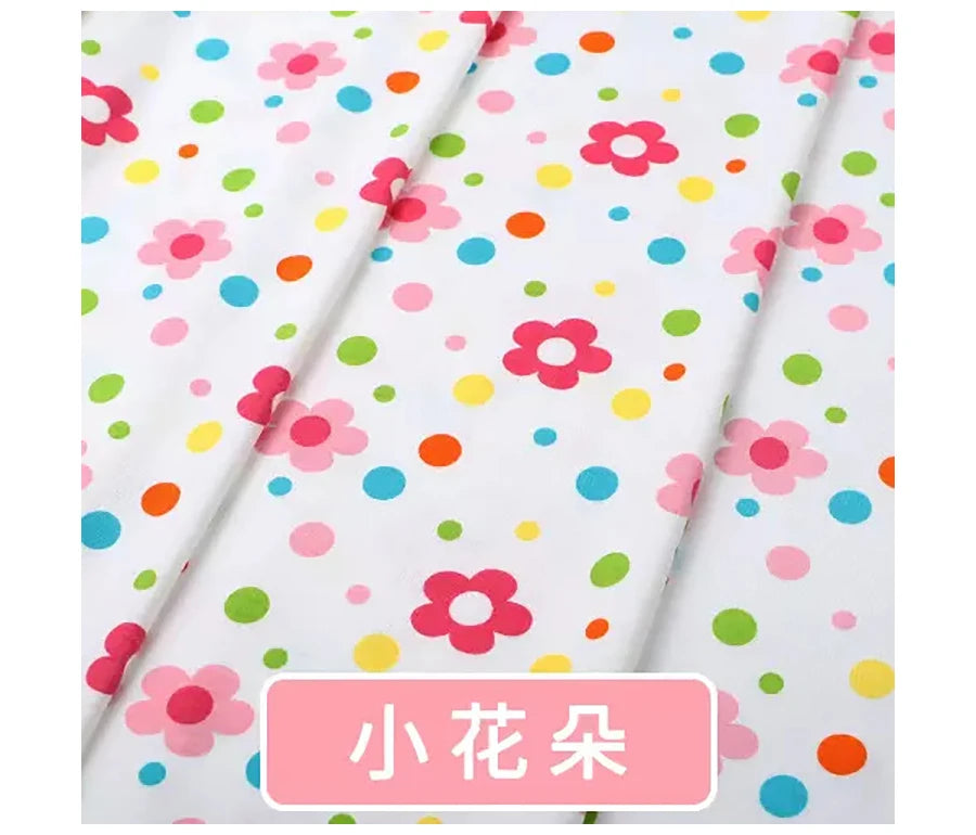Baby Fabric Knit Jersey Print Fabric Sewing Material for Children's Garment 50*185cm Brocade Fabric Organic Fabric  Knitted