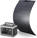 Portable Power Station 299Wh LiFePO4 with 100W Solar Panel Kit Tidesmit
