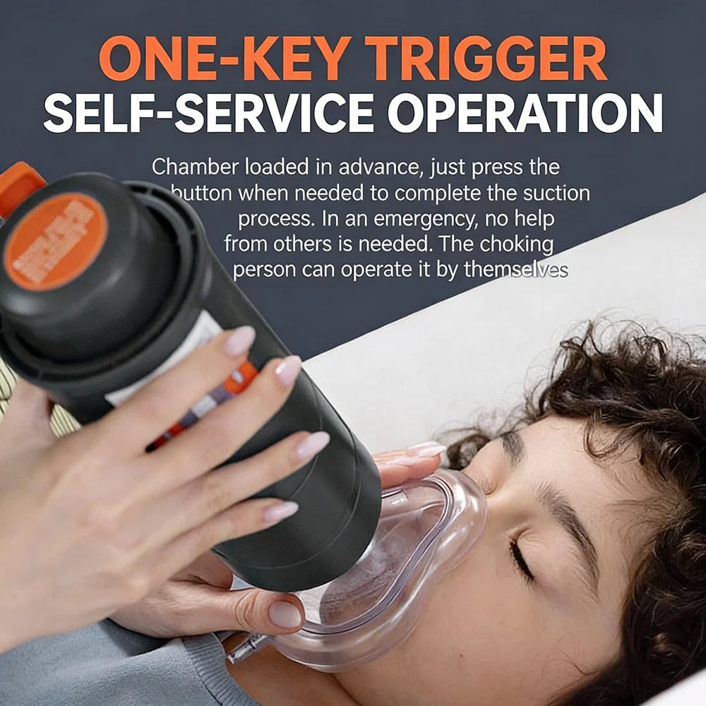 Choking Rescue Device | Manual Anti-Asphyxia Tool | Blue Tidesmit Relaxation Treatment Tidesmit