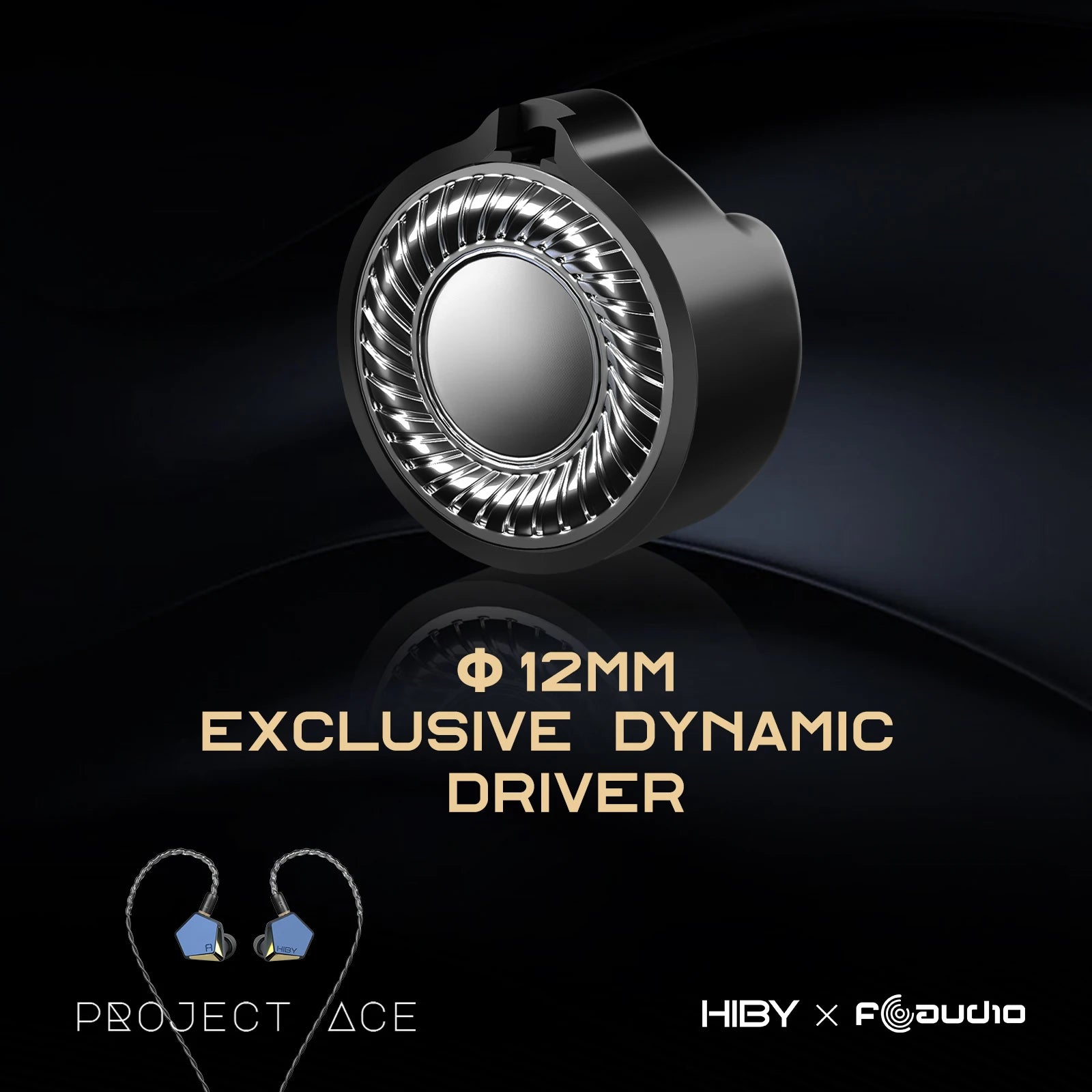 HiBy Project Ace IEMs | Beryllium-Plated Dynamic Driver HiFi Earbuds Tidesmit