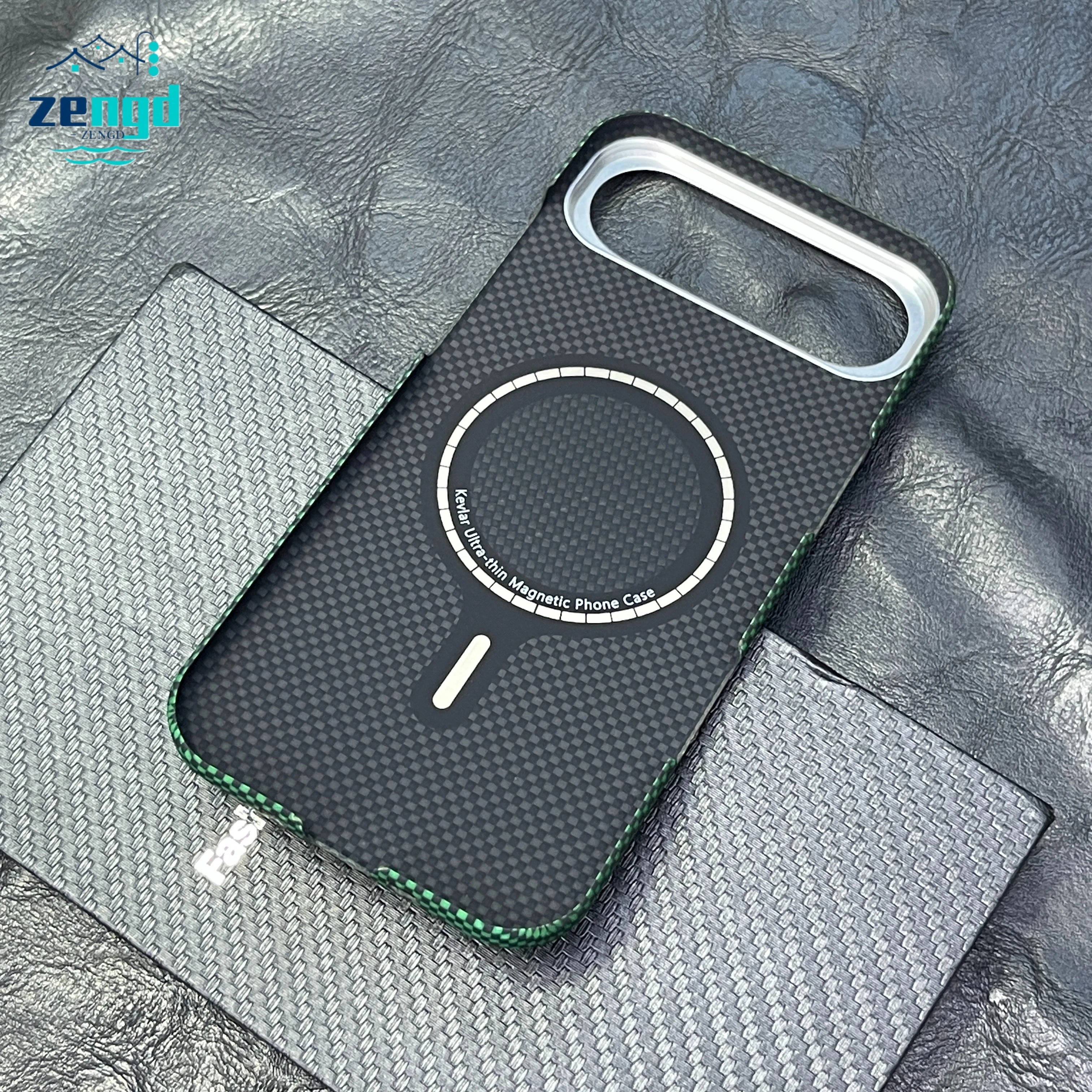 iPhone 17 Pro Max Aramid Fiber Magnetic Case – Slim Shock Protection Tidesmit