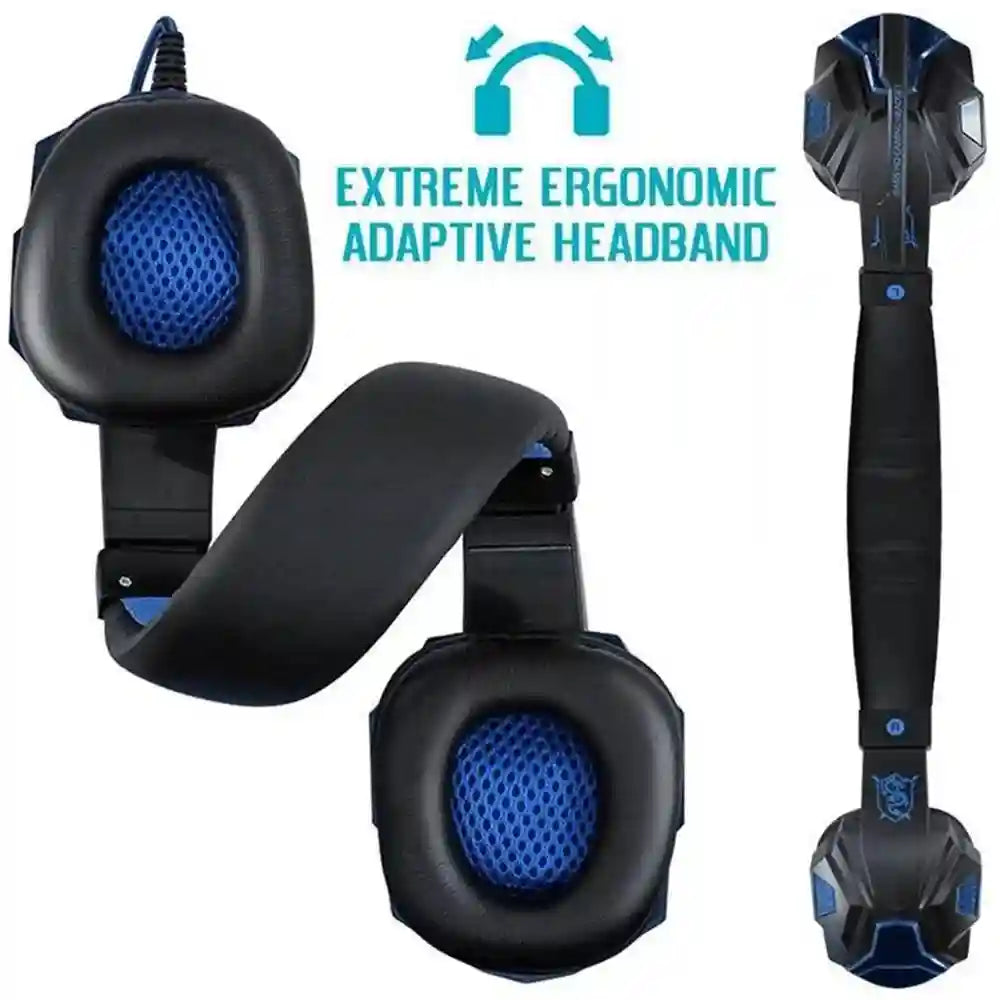 Wired Gaming Headphones with Microphone - Over-Ear PC Headset Tidesmit