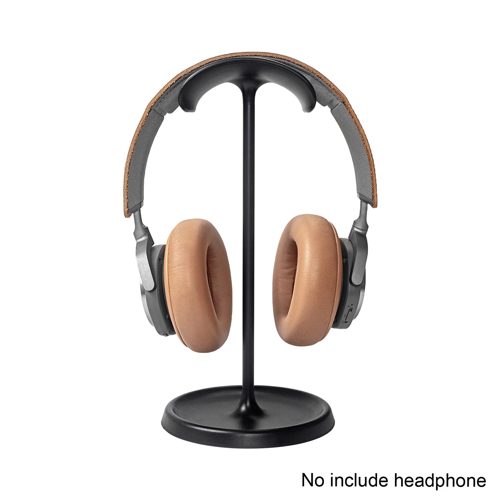 Curved Headphone Stand & Storage Tray for Over-Ear Headphones black Tidesmit