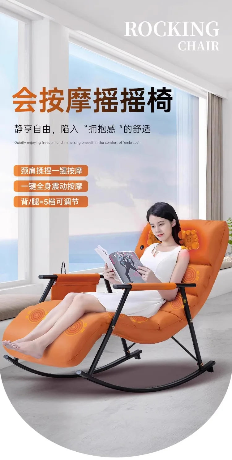 Full Body Massage Chair Recliner With Intelligent Rocking & Heat Therapy Massage Chairs Tidesmit