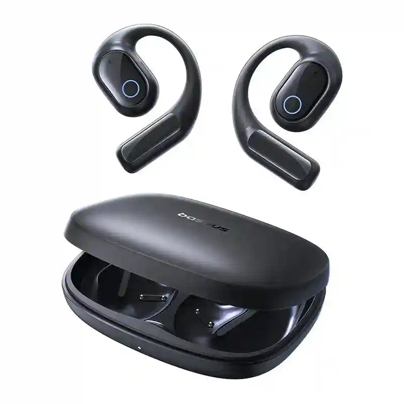 Tidesmit Open Ear Wireless Headphones - Waterproof Sport Earbuds Black Tidesmit
