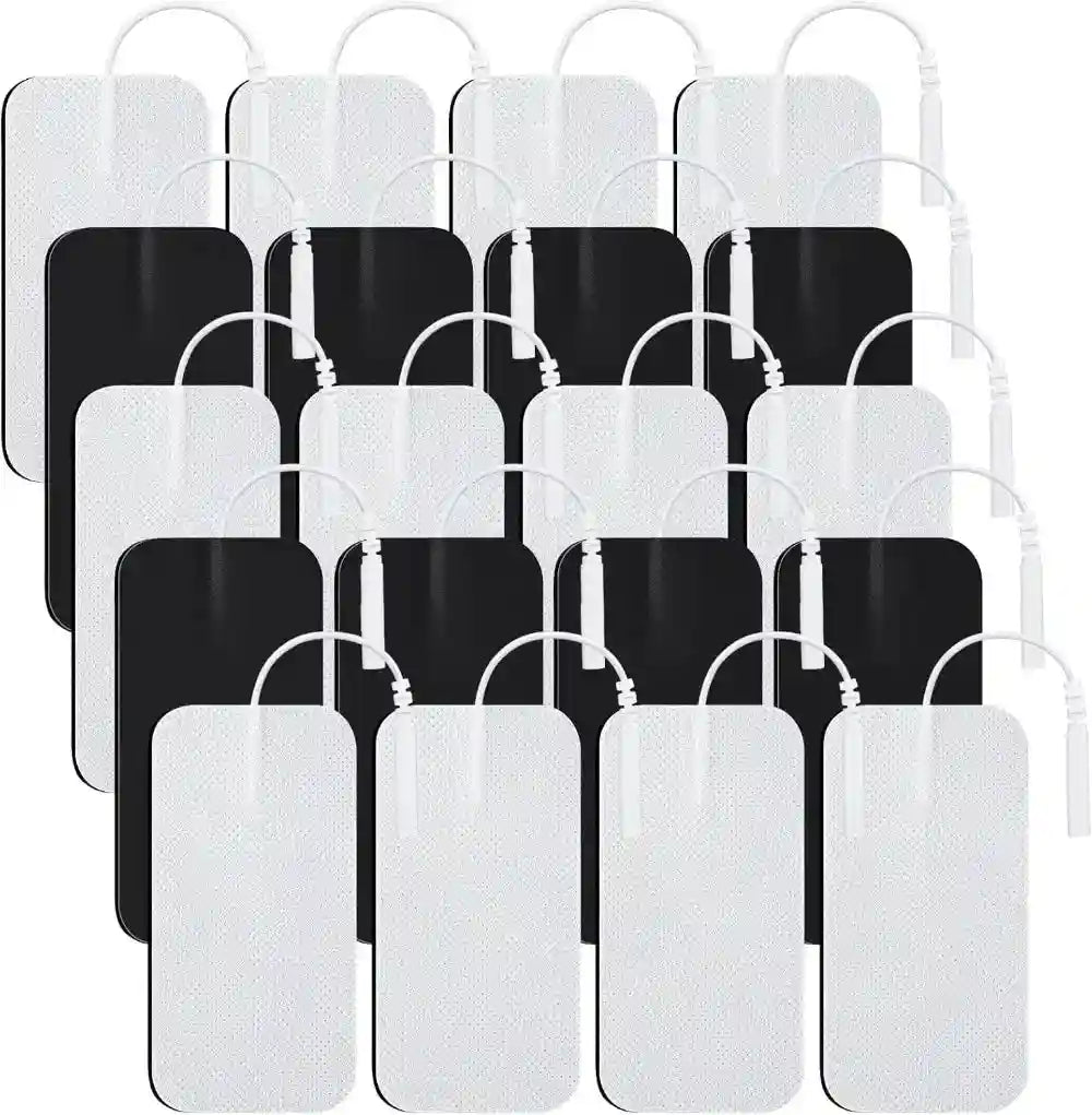 TENS Unit Electrode Replacement Pads - Medical Grade Self-Adhesive Set Massage Roller Tidesmit