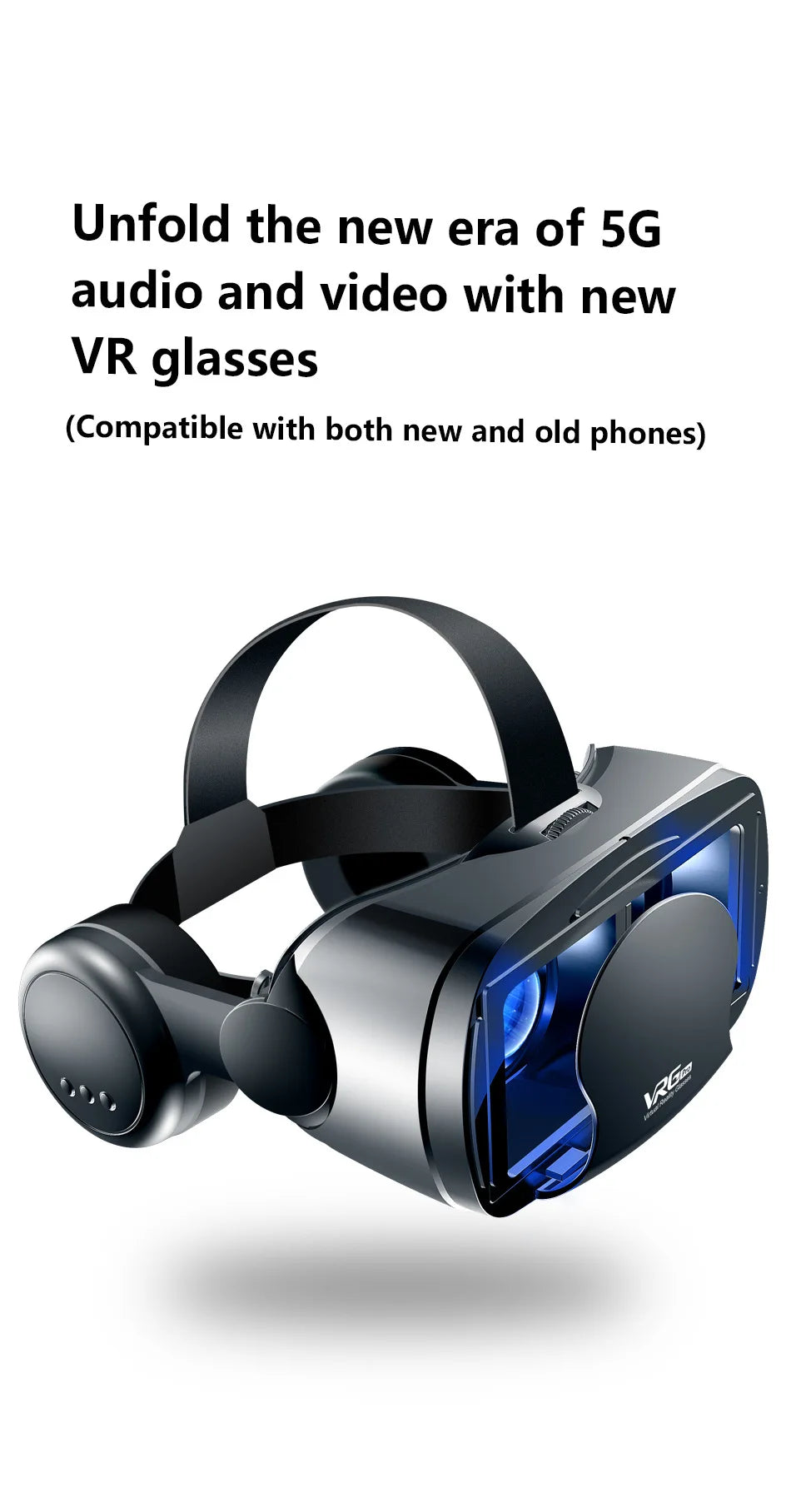 VR Headset for Smartphones with Adjustable Lenses - Tidesmit Tidesmit
