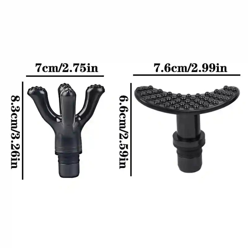 Fascia Gun Massage Head Set - Universal Deep Tissue Recovery Tool Fascia Gun Tidesmit