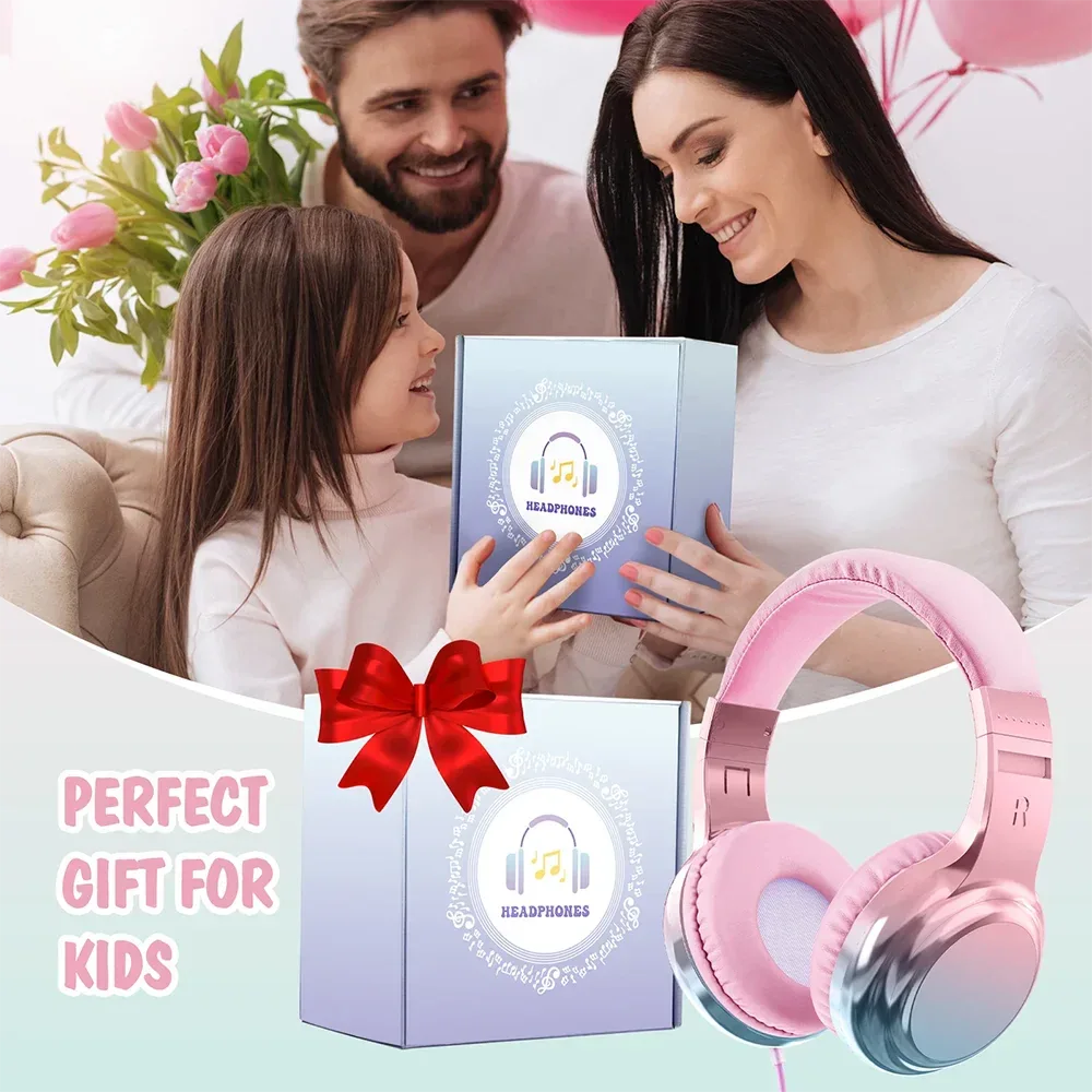 Tidesmit Kids Wired Headphones with Volume Limit and Built-in Mic Tidesmit