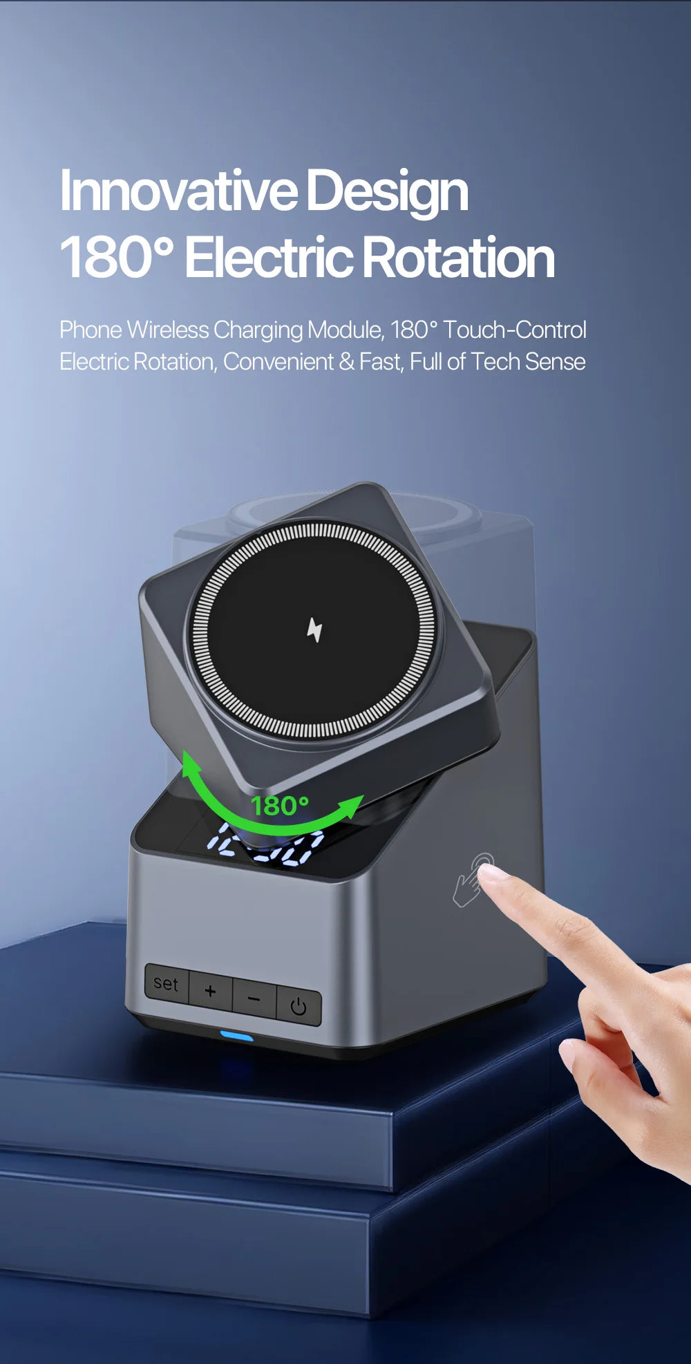 4 in 1 Magnetic Wireless Charger - Qi Certified Fast Charging Station Tidesmit