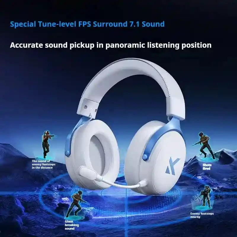 Wireless Gaming Headset V9 Pro with Noise Cancelling Mic - Over-Ear Audio Tidesmit