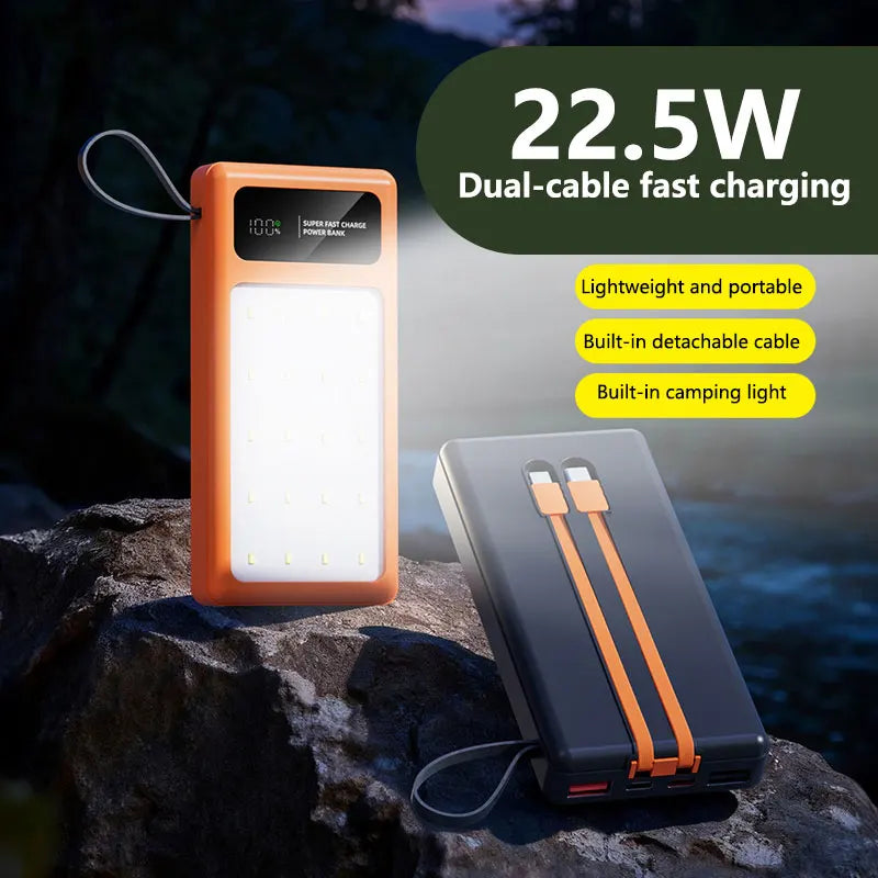 Portable Power Bank 200000mAh with LED Light by Tidesmit Tidesmit