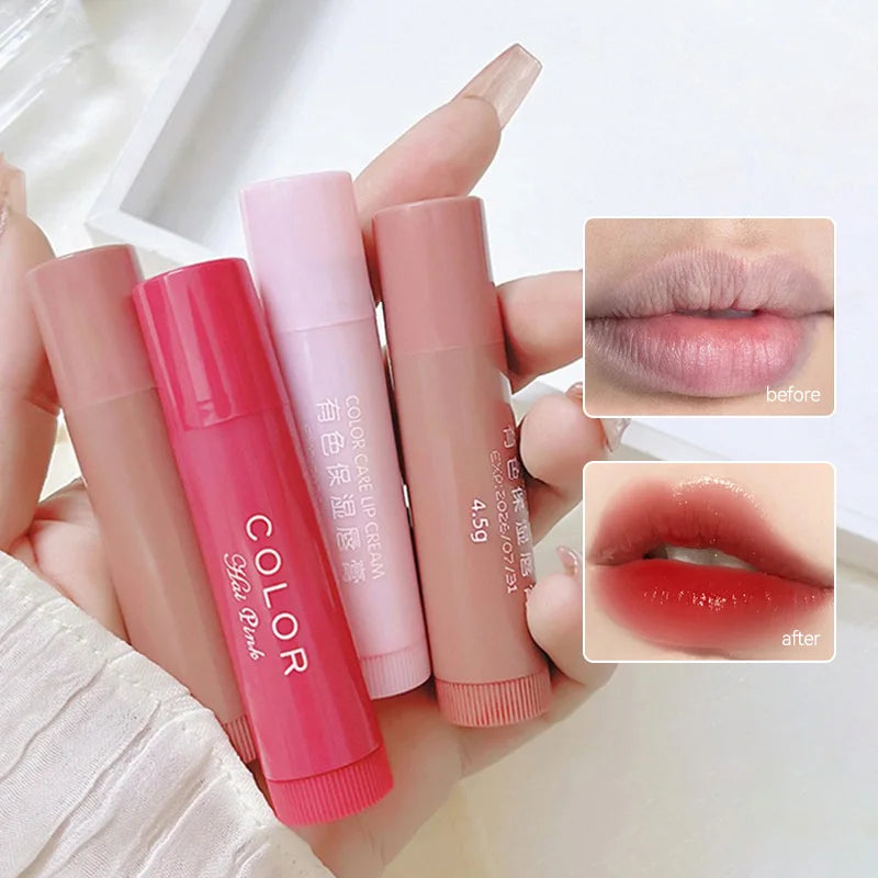 Tinted Moisturizing Lip Balm Set | Nourishing Hydrating Treatment Lip Care Tidesmit
