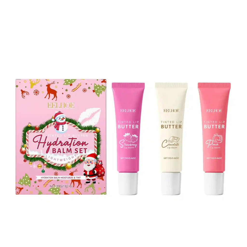 Hydrating Lip Care Set: Nourishing Long-Lasting Moisture Balm Treatment Lip Care 39g Boxed Tidesmit