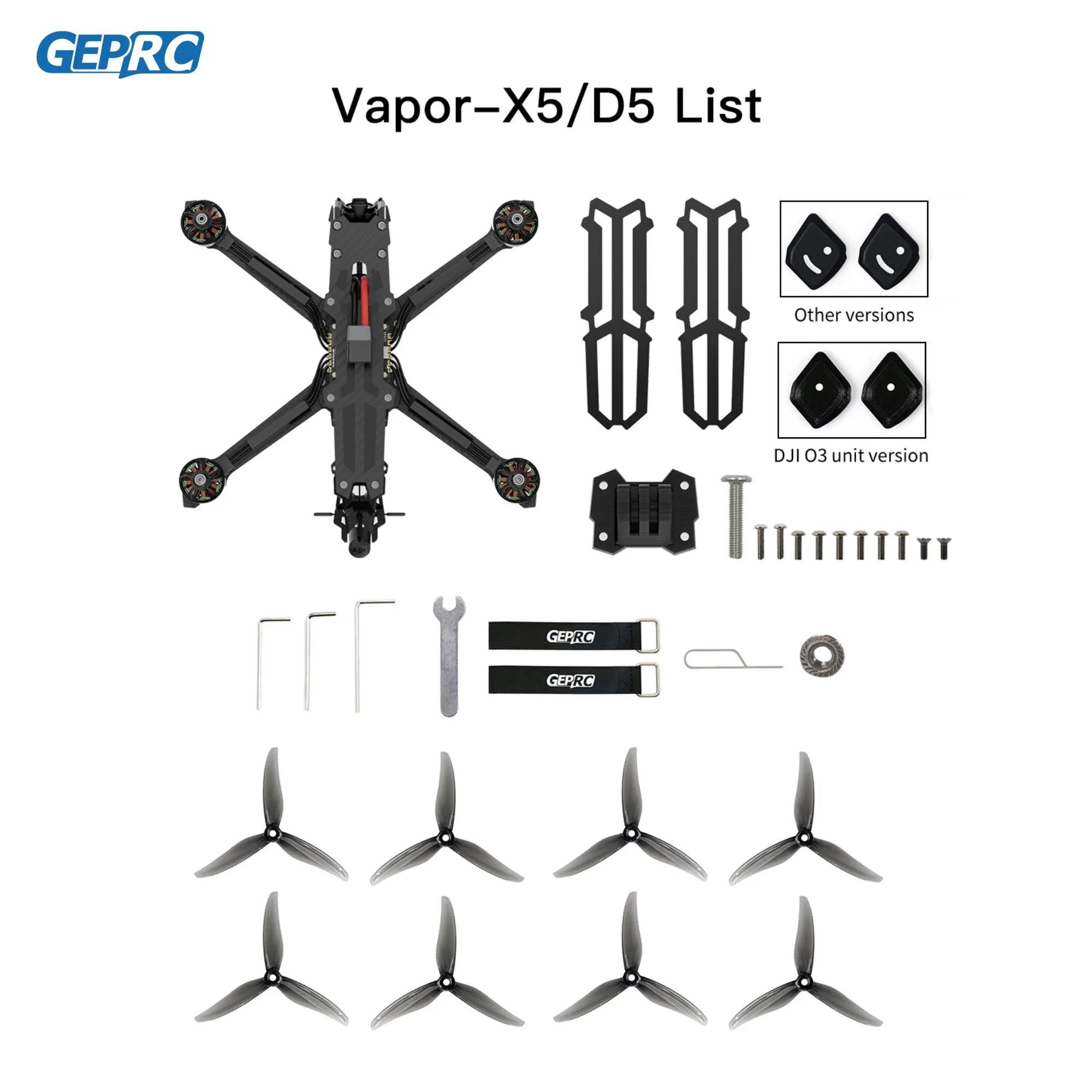 FPV Freestyle Drone Vapor-D6 with F722 FC and 1.6W VTX | Tidesmit Tidesmit