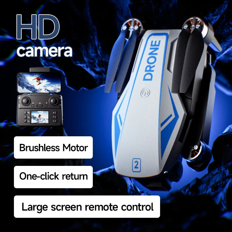 4K Camera Drone - M2 Foldable Quadcopter with Optical Flow Tidesmit