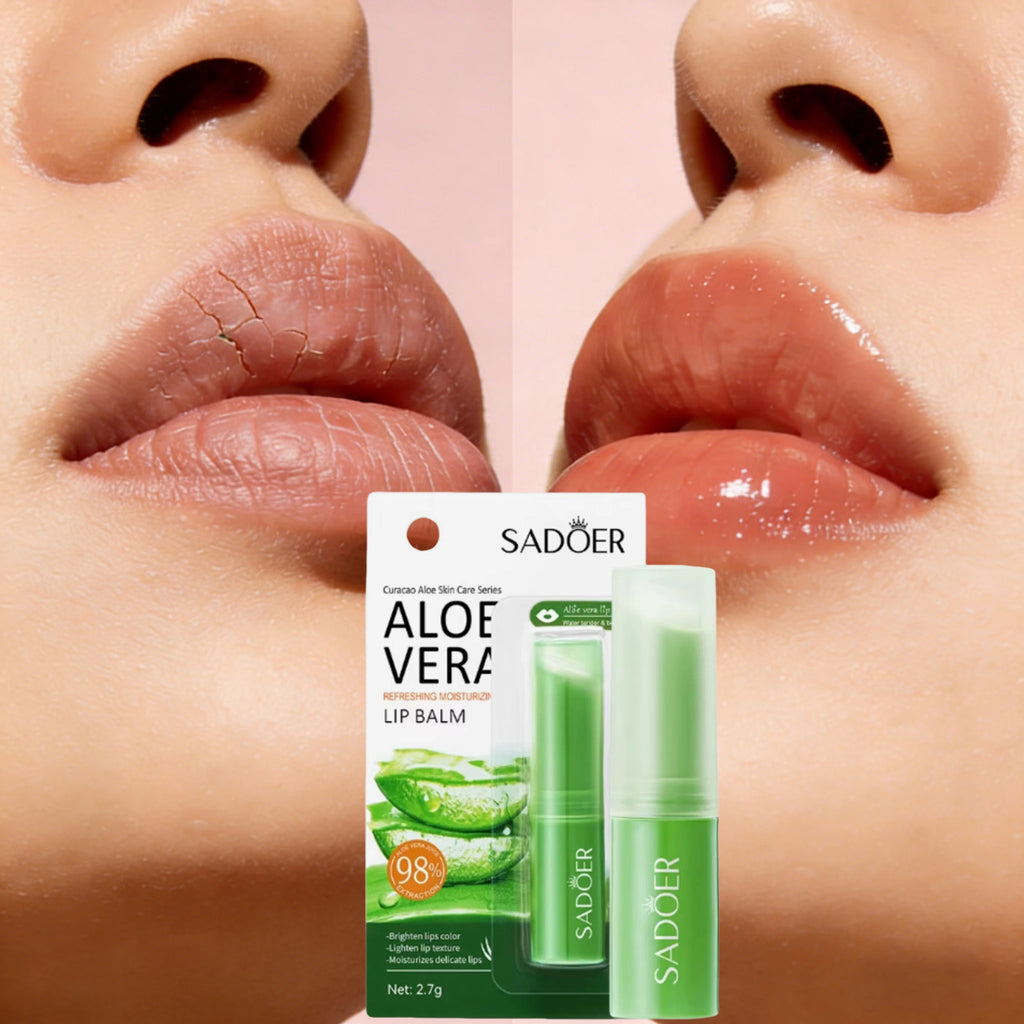Aloe Lip Balm for Dry Lips: Natural Moisturizing Lip Treatment | Tidesmit Lip Care Tidesmit
