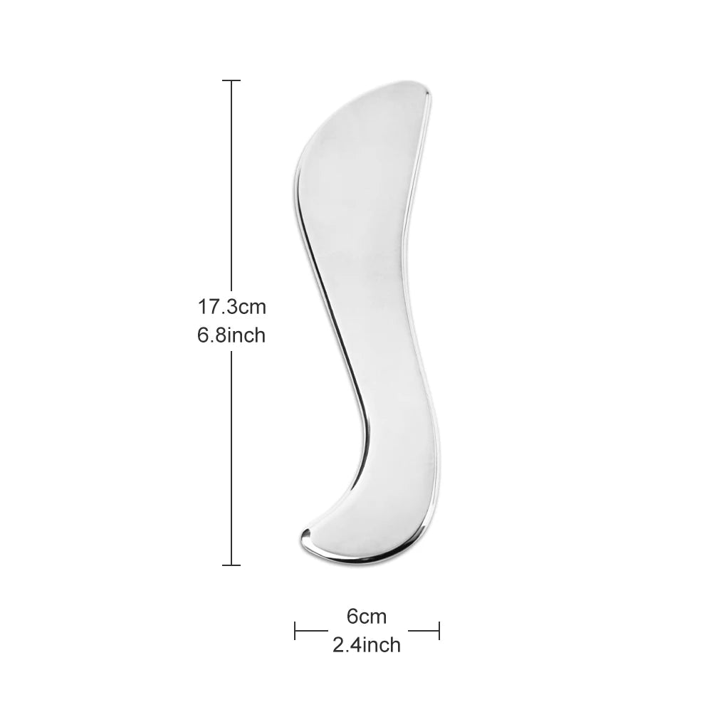 Stainless Steel Gua Sha Face Massager for Lymphatic Drainage Body Shaping Massage Equipment Tidesmit