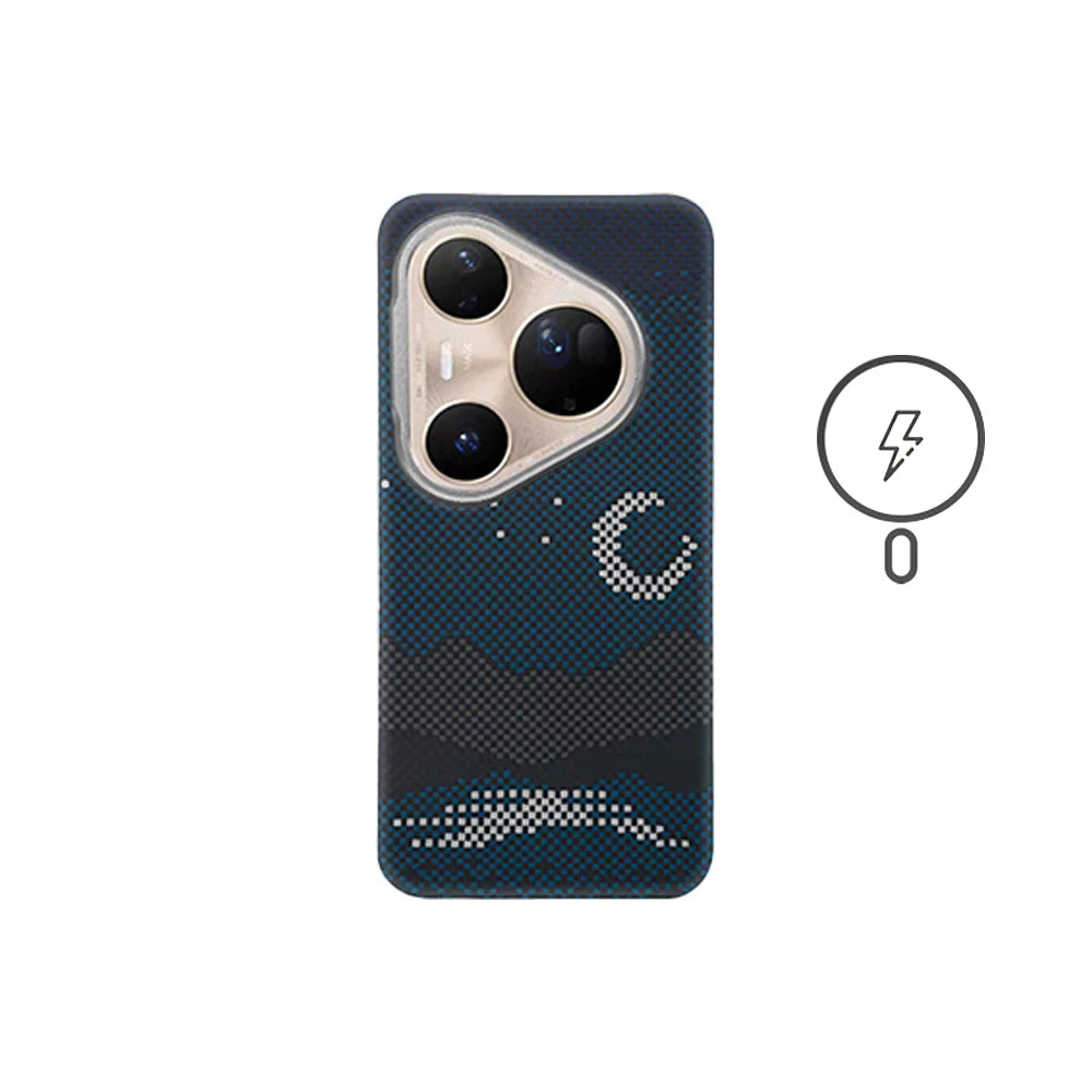 Huawei Pura 80 Kevlar Case - Military-Grade Slim Fit Magnetic Cover Moon China Mainland Tidesmit