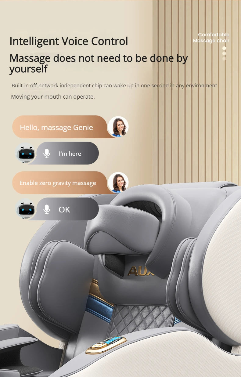 Massage Chair Zero Gravity 4D Spa - Full Body Recliner with Heat Therapy Massage Chairs Tidesmit