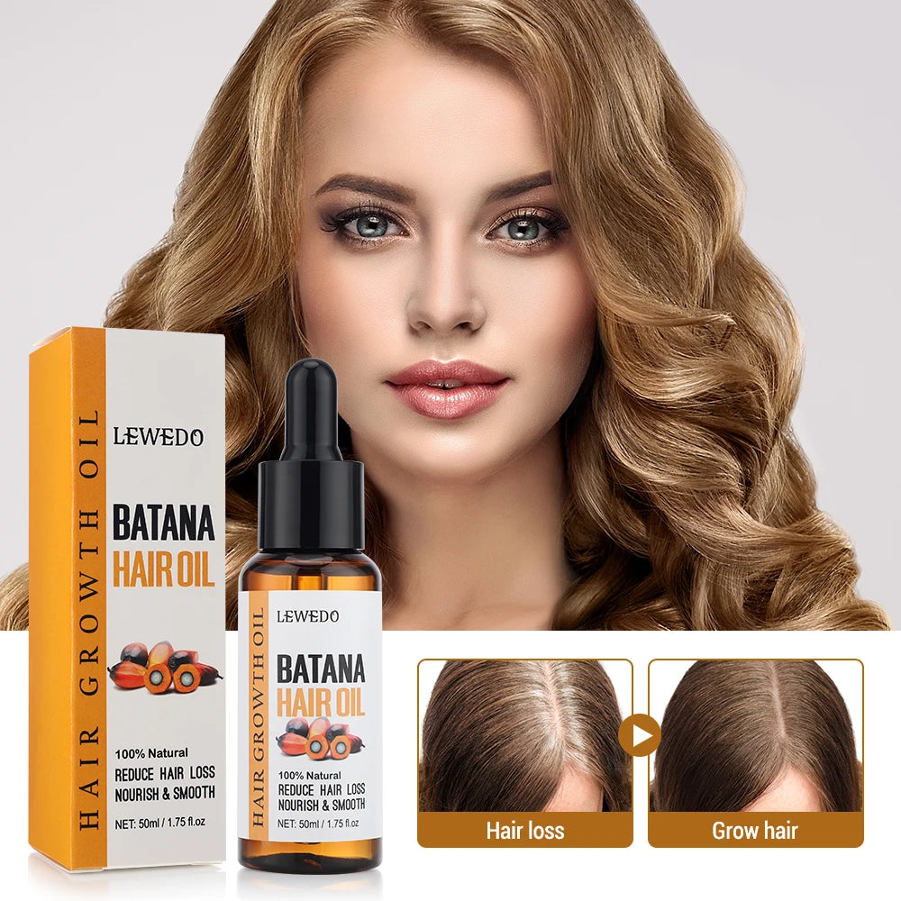 Tidesmit 100% natural Batana oil hair growth serum and deep conditioner for repairing dry, damaged hair and hair loss.