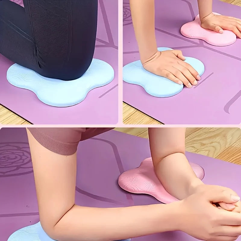 2Pcs Tpe Yoga Kneeling Mats Thickened Anti Slip Yoga Kneeling Protective Pad Sport Fitness Elbow Knee Mat Knee Flat Support