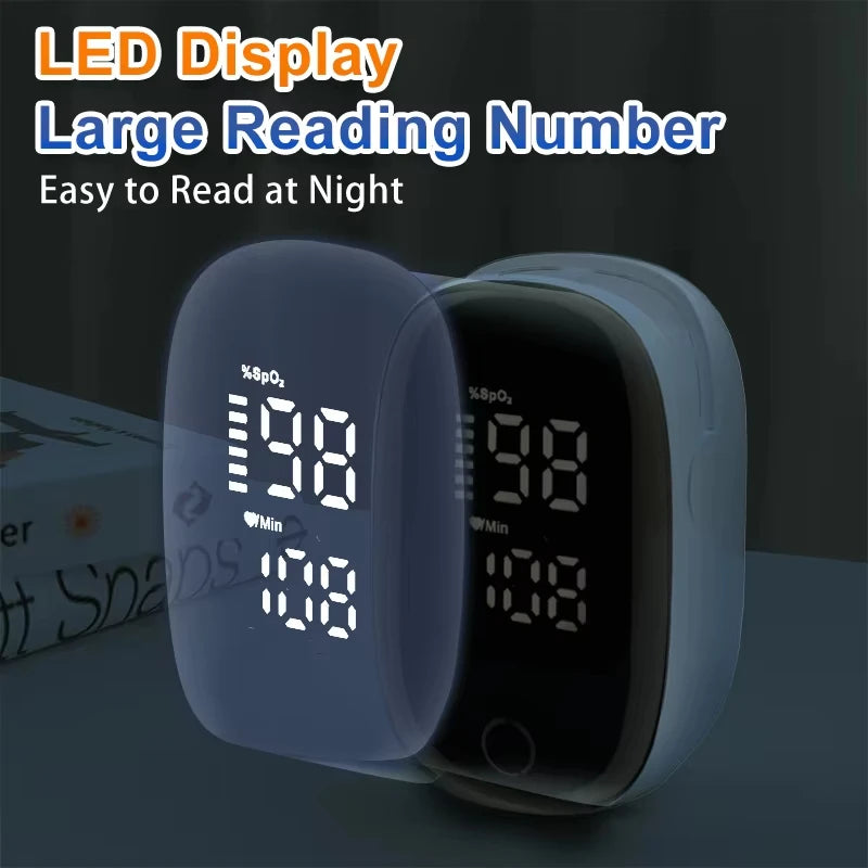 LK89 Finger Pulse Oximeter Medical Portable blood oxygen oxymetre Heart Rate Saturation Meter OLED Oximetro de dedo LED Display