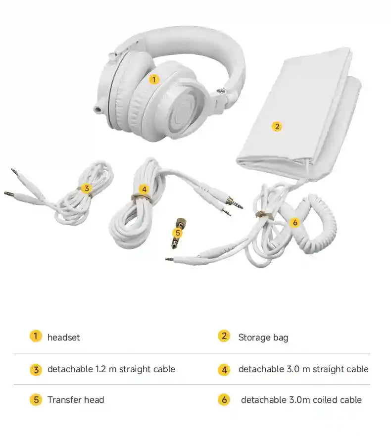 Tidesmit Studio Monitor Over-Ear Headphones with Active Noise Cancellation Tidesmit