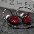 Vermilion Flame Hybrid 1DD+2BA IEM Earphones by Tidesmit Vermilion Flame Tidesmit