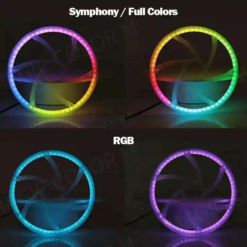 Tidesmit RGB Symphony Car Ambient LED Ring Light for Pro Content Creation Tidesmit