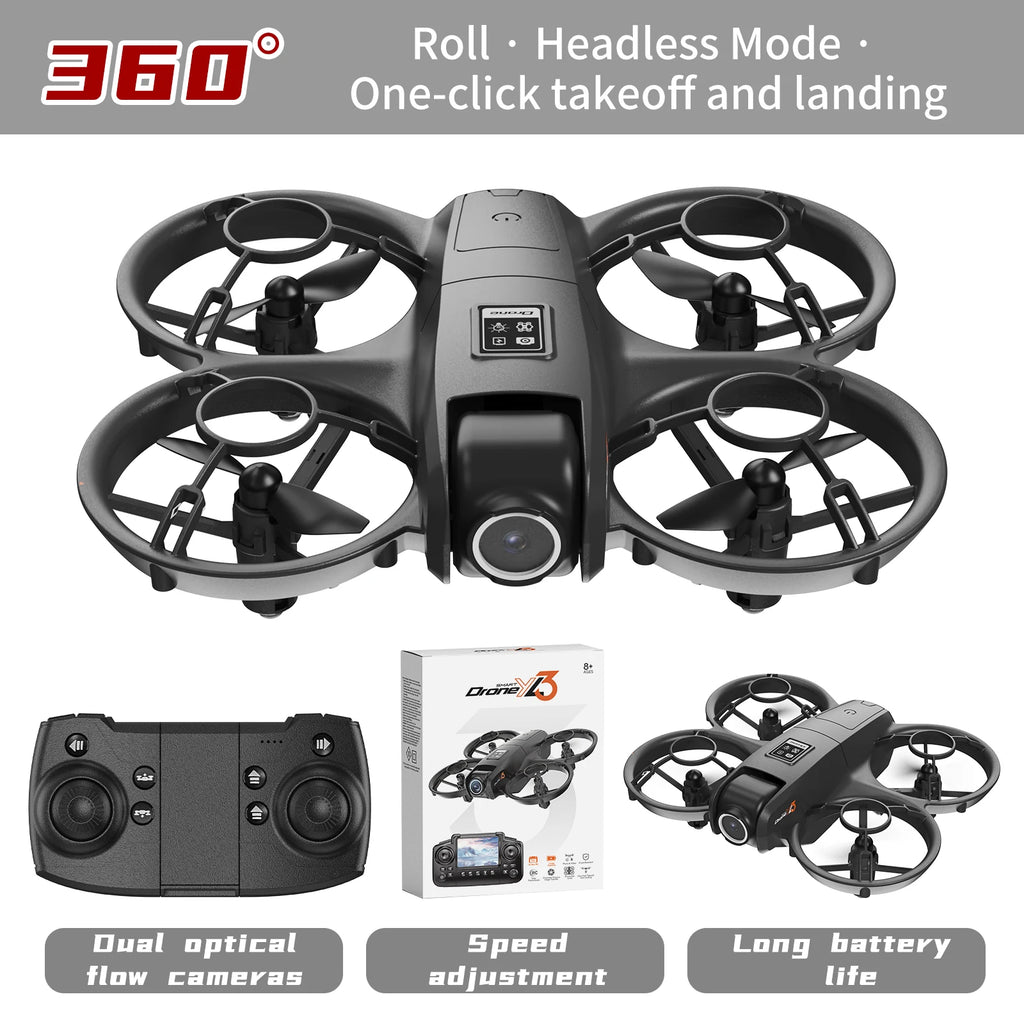 4K Camera Drone for Kids: Foldable Quadcopter with Remote Screen Tidesmit