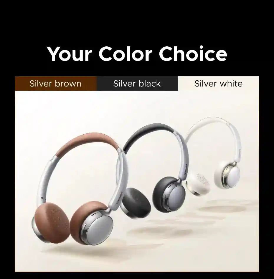 Active Noise Cancelling Wireless Headphones - Over-Ear Studio Monitor Tidesmit