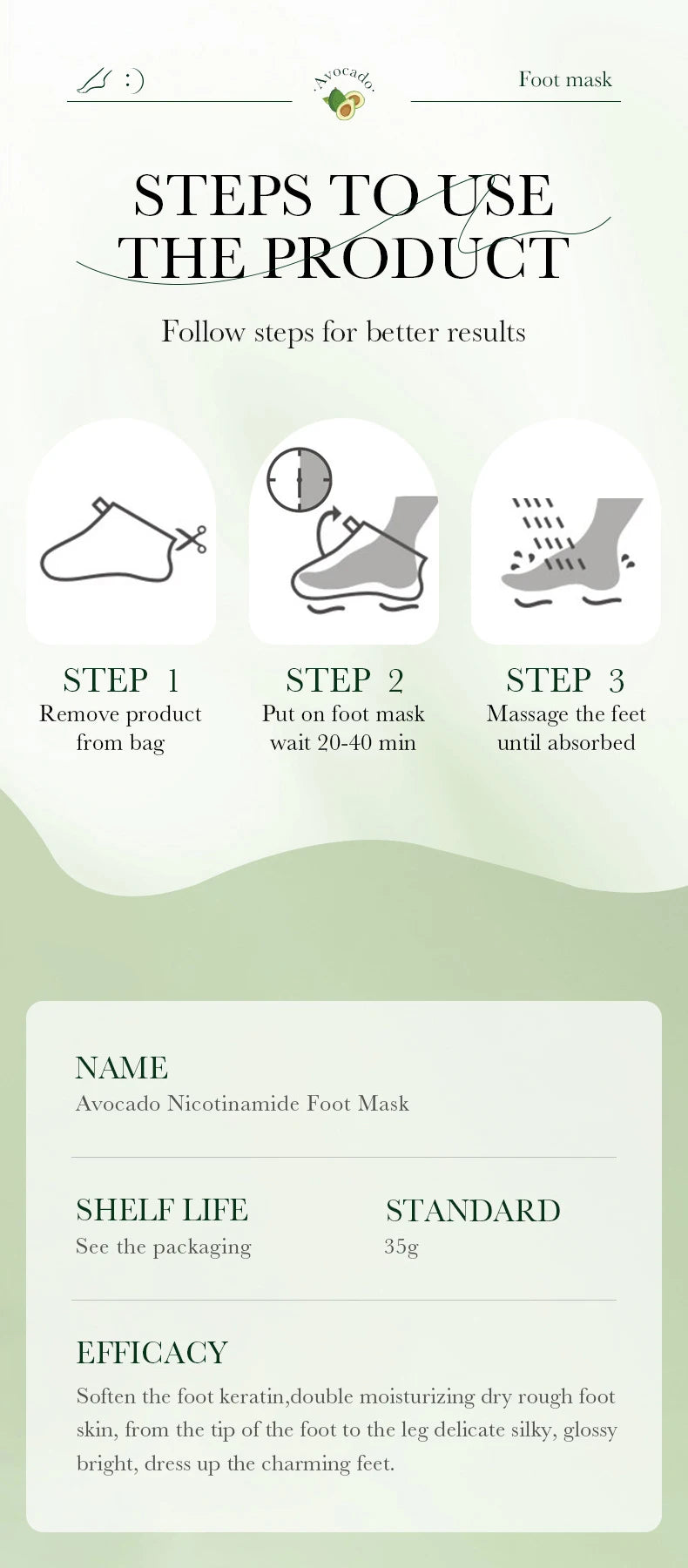 Fruit Foot Peel Mask - 6 Pairs Exfoliating & Moisturizing Treatment Scrubs Treatments Tidesmit