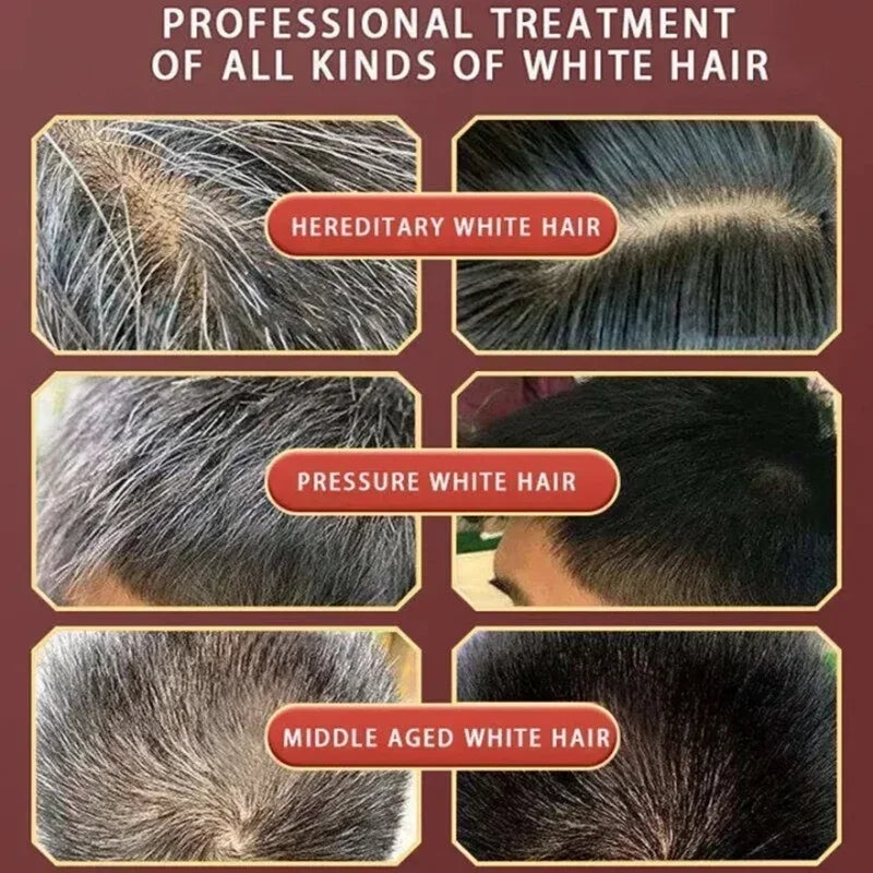 Hair Color Shampoo Cover Gray Hair 5 Minutes Change Hair Color Non-Irritating Hair Dye Shampoo DIY Fashion Hair Color Hair Care