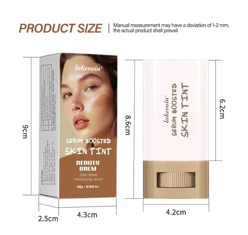 Tidesmit serum boosted foundation stick in natural finish for even skin tone and hydrating makeup coverage
