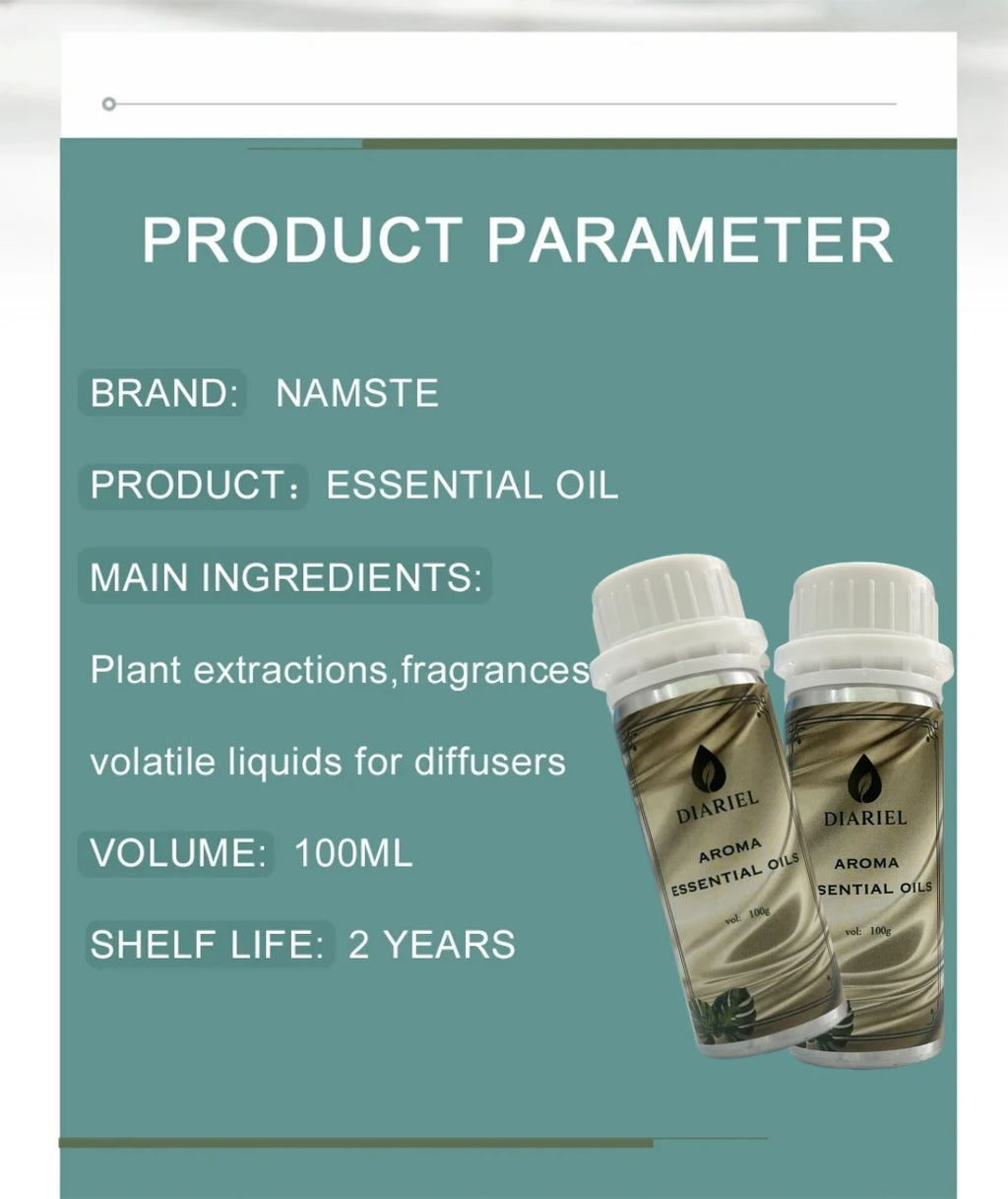 100ml Diaurelle Diffuser For Fragrance Oils Scent Hotel Premium Essential Oil for Aromatherapy Diffuser Waterless Diffuser Oil