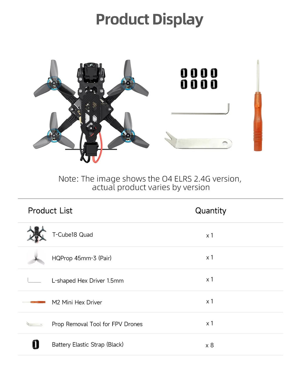 FPV Drone T-Cube18 HD O4 AIO Flight Controller for Precision Flight Tidesmit