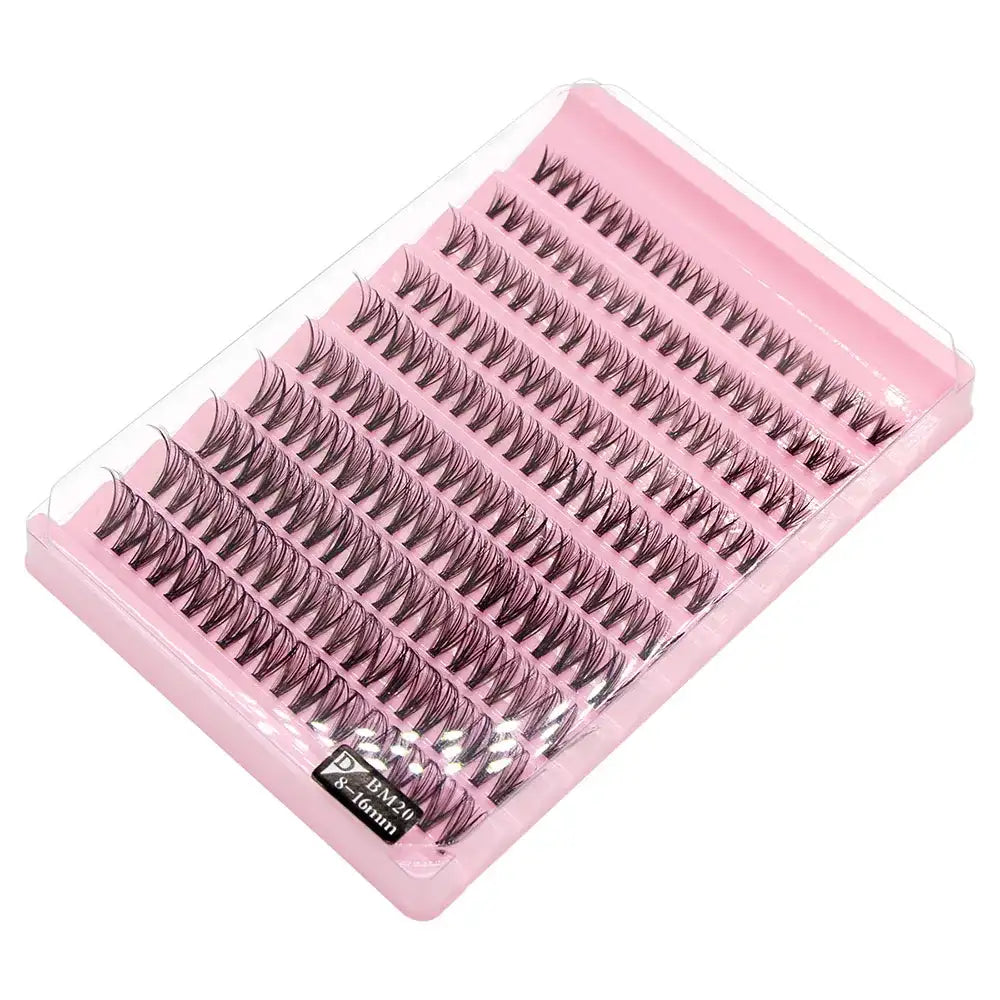 Big Capacity Super Bunch DIY Cluster Lashes 8-16mm Mix Charm Style Eyelashes Extension False Eyelash Makeup Tool Russian