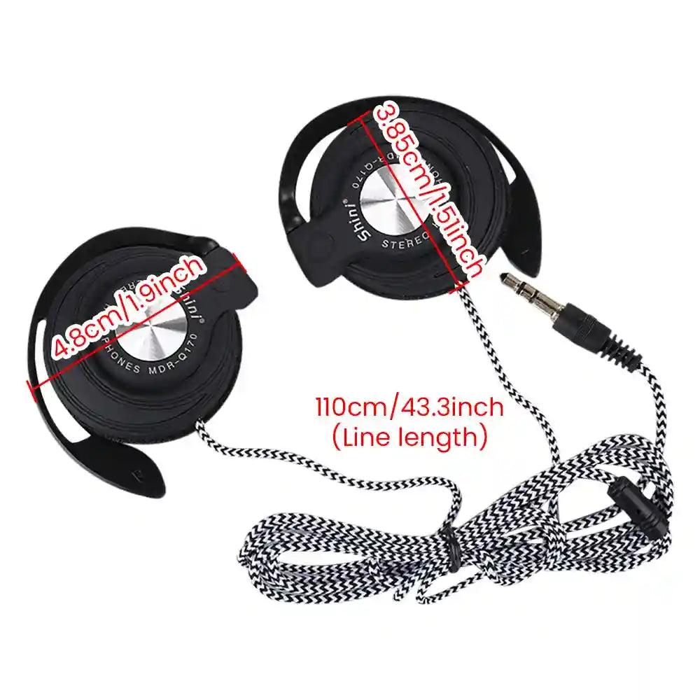 Wired Over-Ear Headphones with Heavy Bass - Tidesmit Studio Series Tidesmit