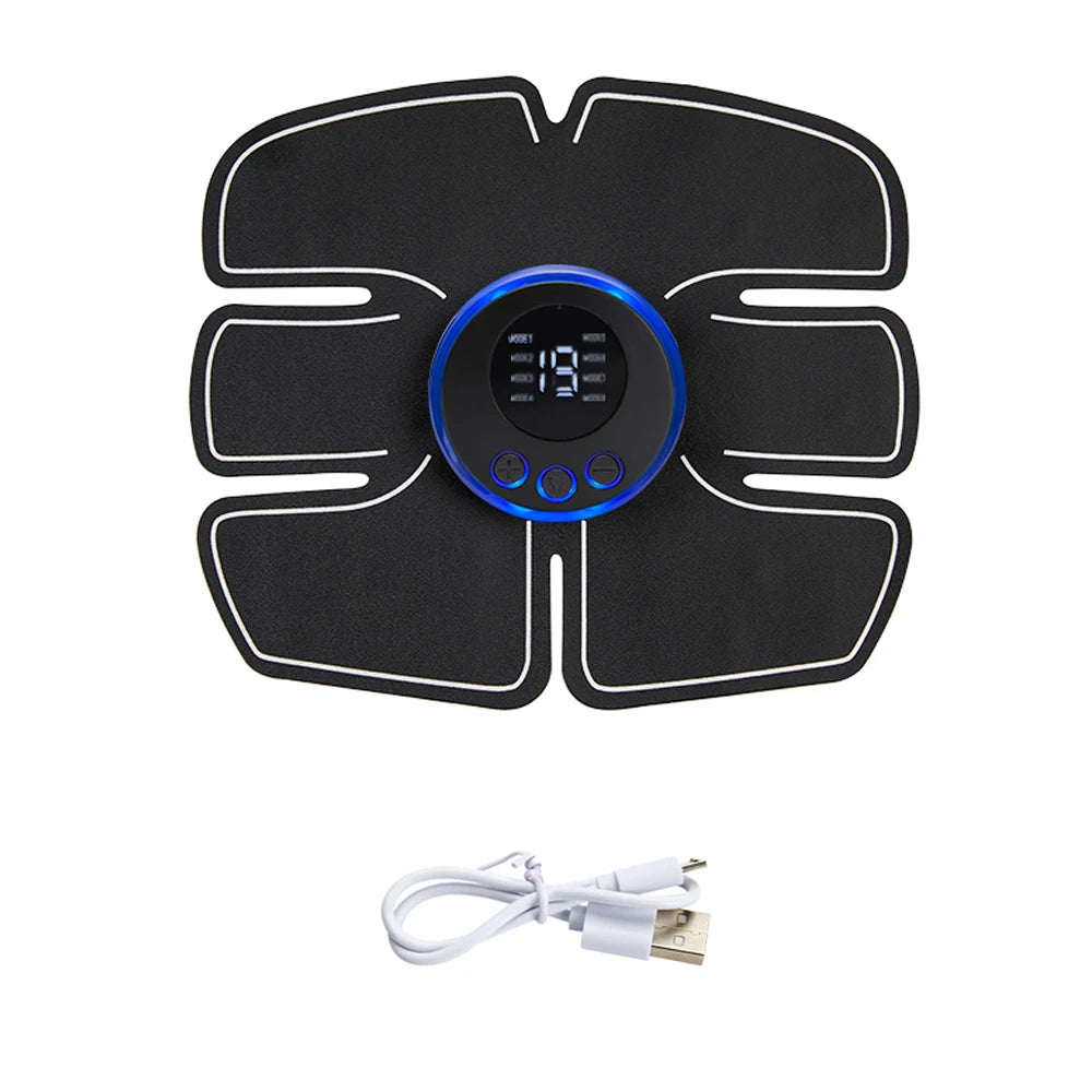 EMS Muscle Stimulator Abdominal Trainer - Rechargeable Body Recovery Fascia Gun 1pcs-B Tidesmit