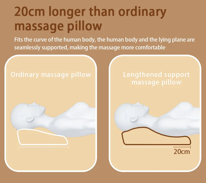 Electric Cervical Pillow with Heated Airbag for Neck Relaxation Relaxation Treatment Tidesmit