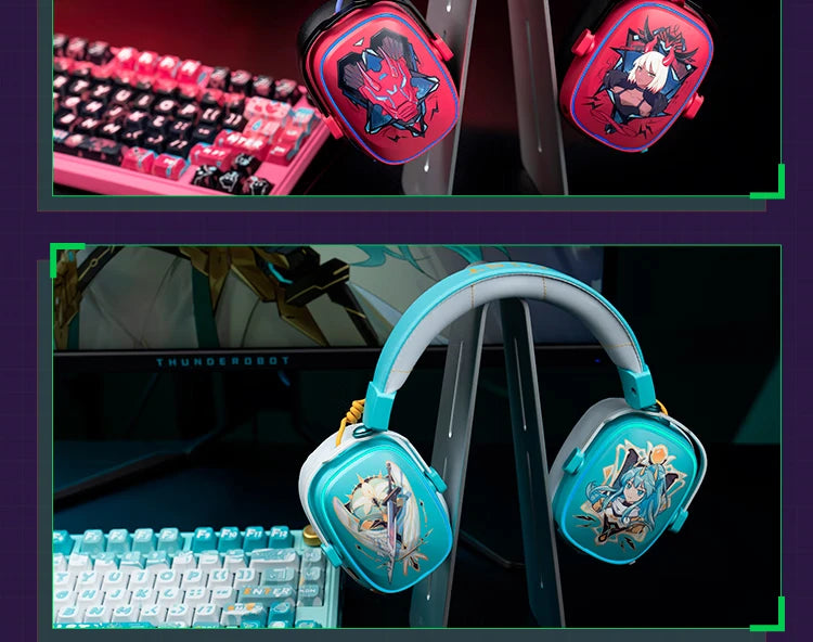 Tidesmit VK S1 Wireless Gaming Headset: Low Latency 15ms Audio Tidesmit
