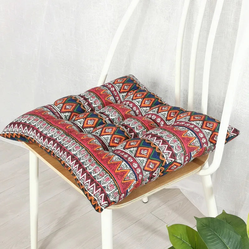 Simple Cotton and Linen Cushions Office Chair Cushions Soft and Comfortable Living Room Sofa Tatami Cushions Floor Cushion