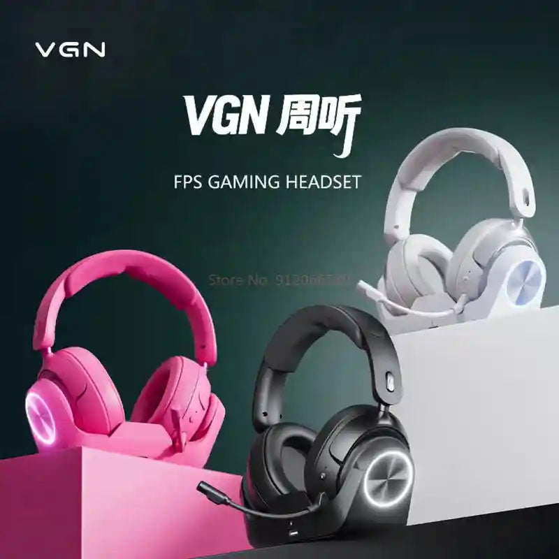 Tidesmit Wireless Gaming Headset – Low Latency Over-Ear PC Audio Tidesmit
