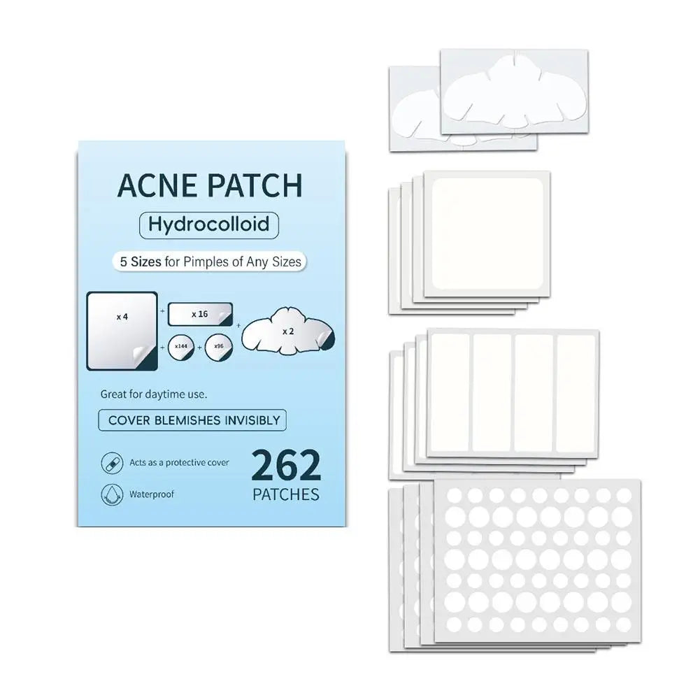 200/262/360pcs Salicylic Acid Acne Patches Mild Non-irritating Fade Black Acne Marks Facial Care Patches Acne Closure Removal