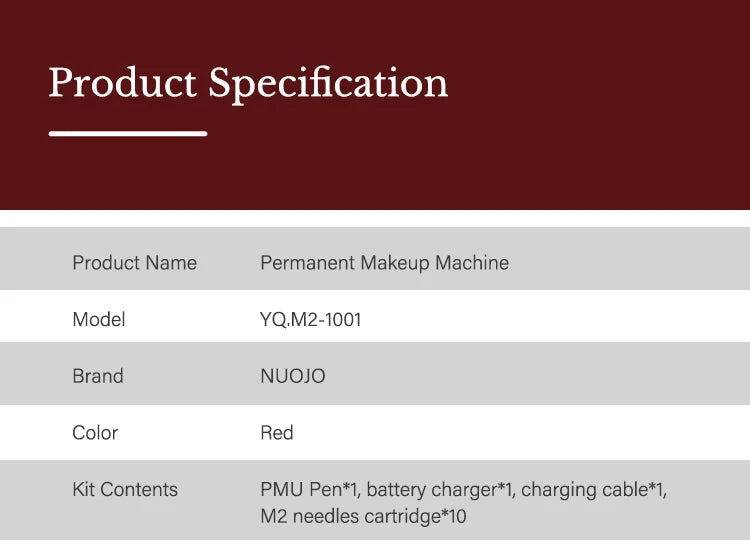 Permanent Makeup Machine for Microblading - Dual Needle Pen | Tidesmit Permanent Makeup Machines Tidesmit