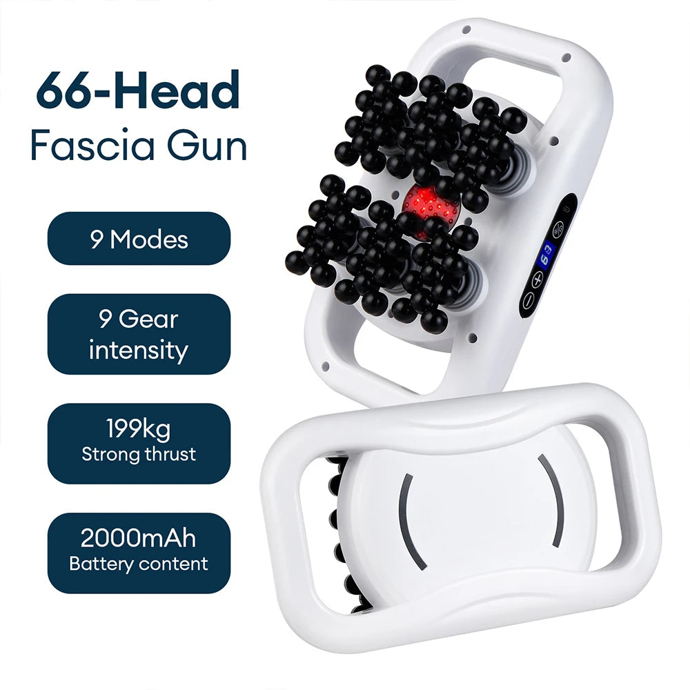 Deep Tissue Massage Gun | Portable Muscle Relief | Stone & Khaki Back Massage Instrument Tidesmit