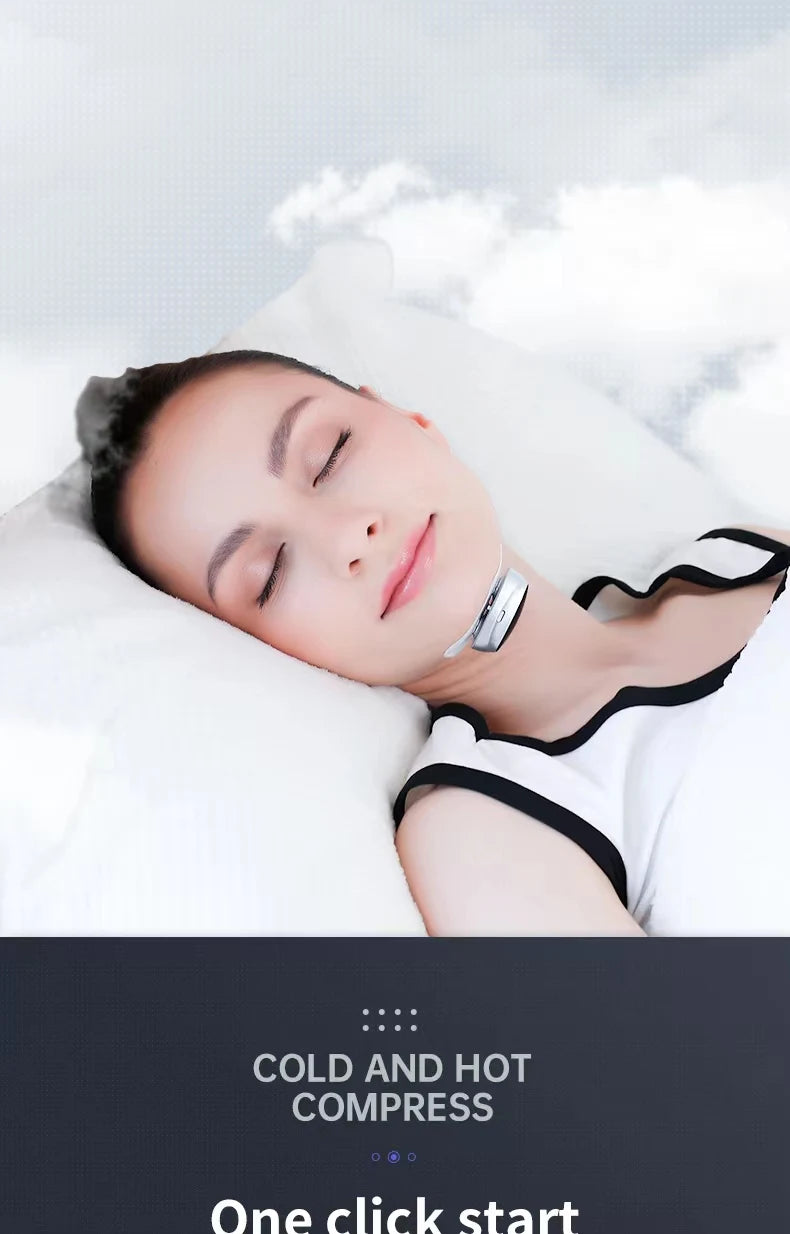 Anti Snoring Device Dual Pulse Throat Massager for Quiet Sleep Tidesmit