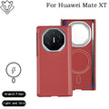 Aramid Fiber Case for Huawei Mate XT Ultimate - Ultra-Slim Protection Red plain M Huawei Mate XT Ultimate Tidesmit
