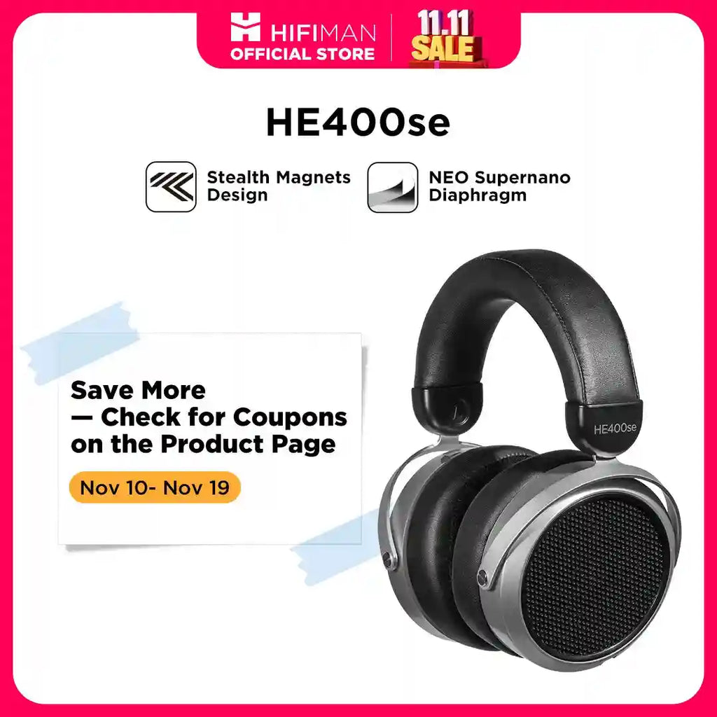 HE400SE Planar Magnetic Open-Back Headphones - Gray Studio Monitor GRAY Poland Tidesmit